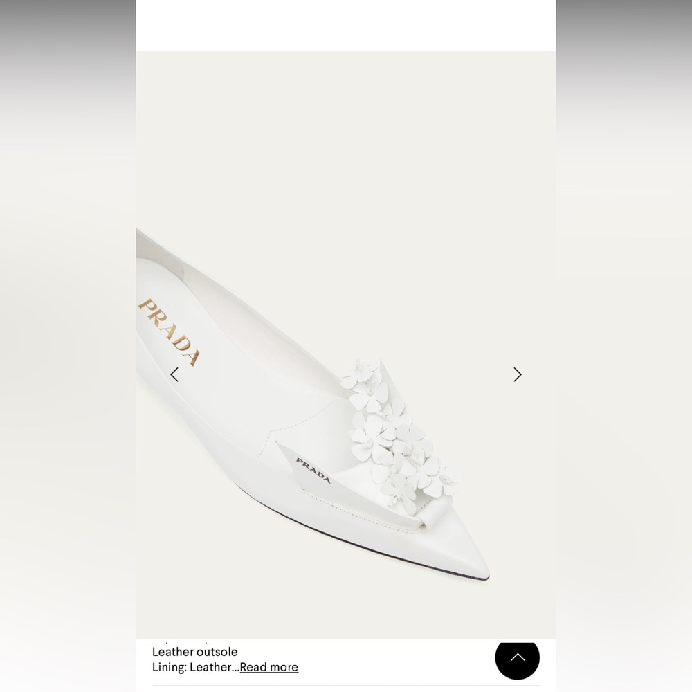 Prada flower shoes